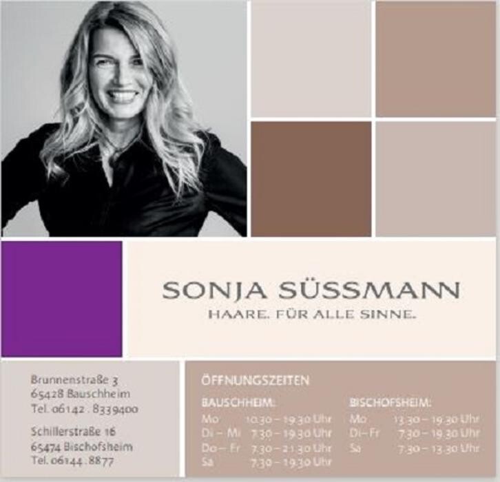 Bilder Sonja Süßmann - Haare. Für alle Sinne.