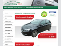 Autovermietung Tober website screenshot