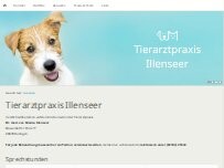 Website Screenshot Kleintierarztpraxis