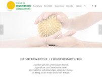 Schule für Ergotherapie Ludwigsburg website screenshot