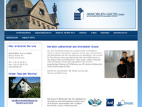 Immobilien Gross GmbH website screenshot