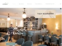 Website Restaurant Estragon