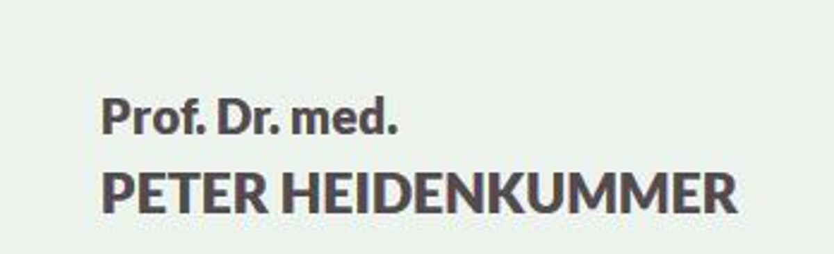 Prof. Dr. med. Peter Heidenkummer Logo