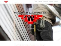 Website Screenshot Paul Werther GmbH