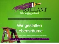 Website Screenshot Brillant Maler u. Service GmbH