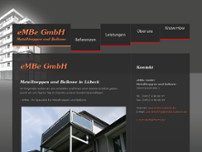 eMBe GmbH Metalltreppen und Balkone website screenshot