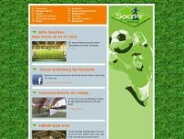 Screenshot for www.soccer-in-hamburg.de