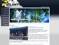 Atlantis Veranstaltungstechnik website screenshot