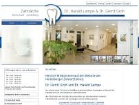 Screenshot for www.zahnaerzte-groh-lampe.de