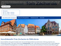Screenshot for http://www.ra-zacharias-hildesheim.de