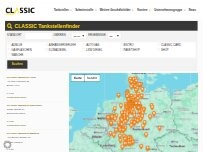 Website Screenshot CLASSIC Tankstelle