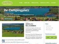 Website Screenshot Campingplatz Reck