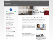 Praxis Zimmer-Probst website screenshot