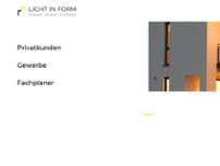 Screenshot for http://licht-in-form.de/
