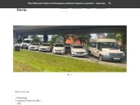 Website Screenshot Taxi Moritz Kamen GmbH