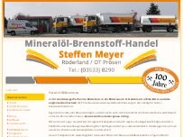 Website Screenshot Steffen Meyer Mineralöl-Brennstoff-Handel