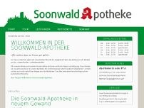 Screenshot for soonwald-apotheke.de
