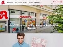 Website Screenshot Angertor-Apotheke