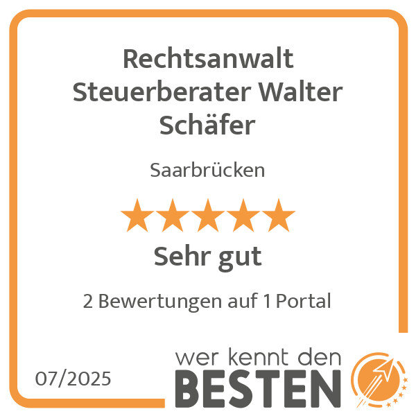 Bilder Rechtsanwalt Steuerberater Walter Schäfer
