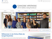 Gangolf Apotheke website screenshot