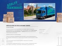 Website Screenshot Spedition Gäbler GmbH