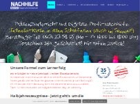 Website Screenshot Nachhilfe-Institut Hoppe und Schaubruch GbR