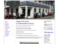 Piaggio Center Thoma website screenshot