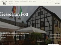 Website Screenshot Restaurant Kessel am Pött