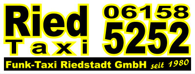 Funk-Taxi Riedstadt GmbH Herr Heinz Schneider Logo