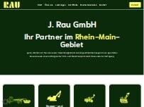 Website Screenshot J. Rau GmbH