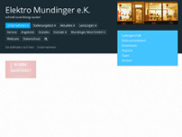 Elektro Mundinger e.K. website screenshot