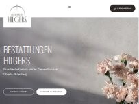 Website Screenshot Bestattungen Hilgers e.K. Inh. Anja Esser
