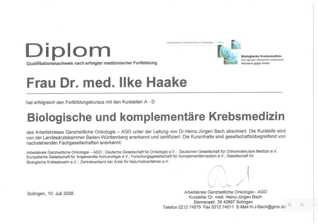 Bilder Dr. med. Ilke Haake Ärztin für Allgemeinmedizin u. Naturheilverfahren