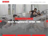 Website Screenshot SBS-Dental-Technik GmbH