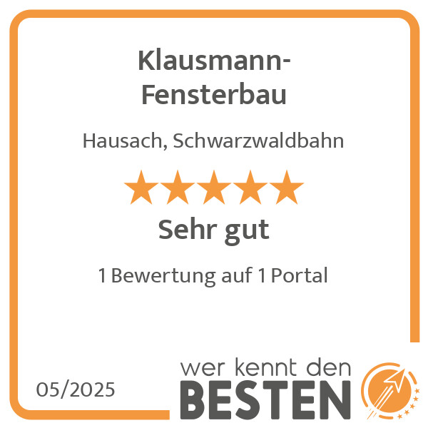 Bilder Klausmann- Fensterbau