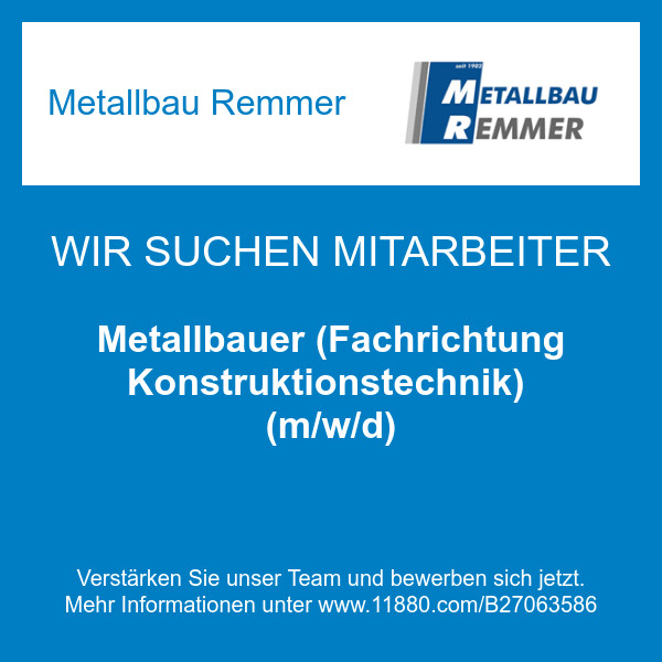 Bilder Metallbau Remmer