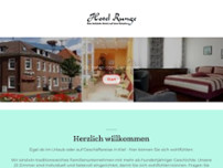 Hotel Runge website screenshot