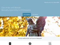 Screenshot for http://www.backe-bestattungen.de