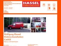 Wolfgang Hassel Elektroinstallation GmbH website screenshot