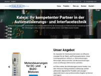 KALEJA GmbH website screenshot