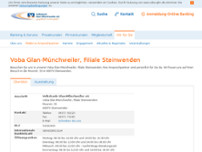 Volksbank Glan-Münchweiler eG, Filiale Steinwenden website screenshot