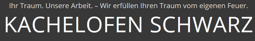 Kachelofen Schwarz Logo