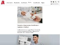 Website Screenshot Einhorn-Apotheke
