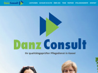 Pflegedienste der Danz Consult Inh. Eva Hillebrecht website screenshot