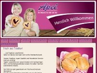Screenshot for baeckerei-apel.de