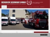 Website Screenshot Heinrich Schwarz GmbH, Umzüge & Möbelspedition