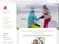 Website Screenshot Marien-Apotheke