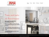 Website Screenshot INHA - Innentüren und Haustüren GmbH