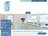 Website Screenshot Dipl.-Stom. Angelika Nitzschke