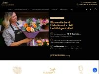Website Screenshot Blumen Odenthal GbR